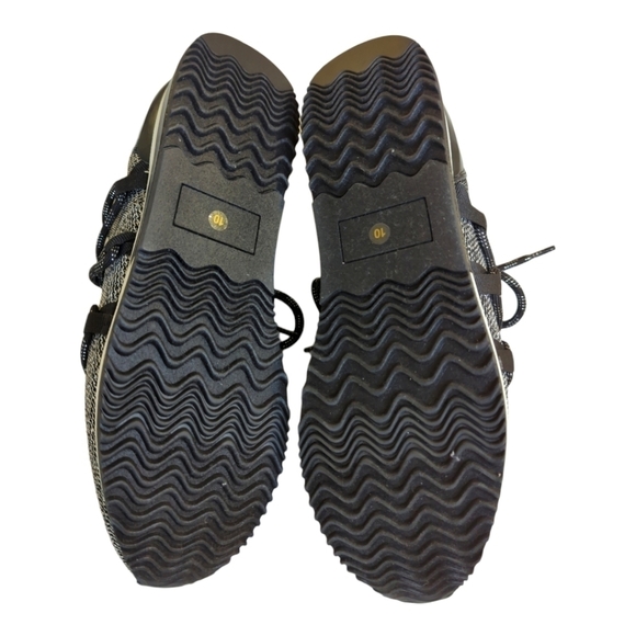 Urban Sport by J/Slides NYC Black Mara Sneaker Metallic Women's NWOB 10 - Picture 9 of 15